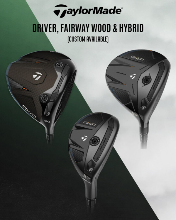 TaylorMade Qi4D Driver, Fairway & Hybrid (Custom Available)