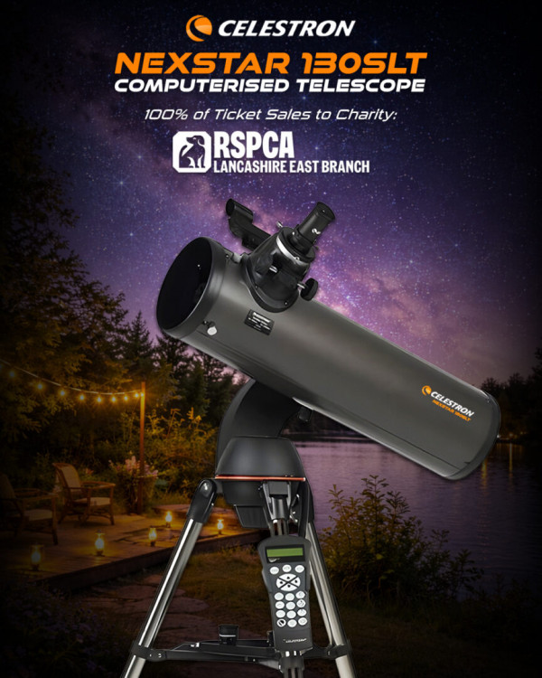 Celestron NexStar 130SLT Computerised Telescope – Charity Draw