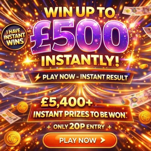 *AUTO DRAW* 3x£100 END PRIZE + £5400 IN INSTANT WINS