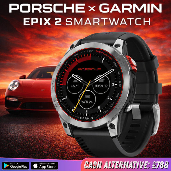 PORSCHE X GARMIN EPIX 2 SMARTWATCH
