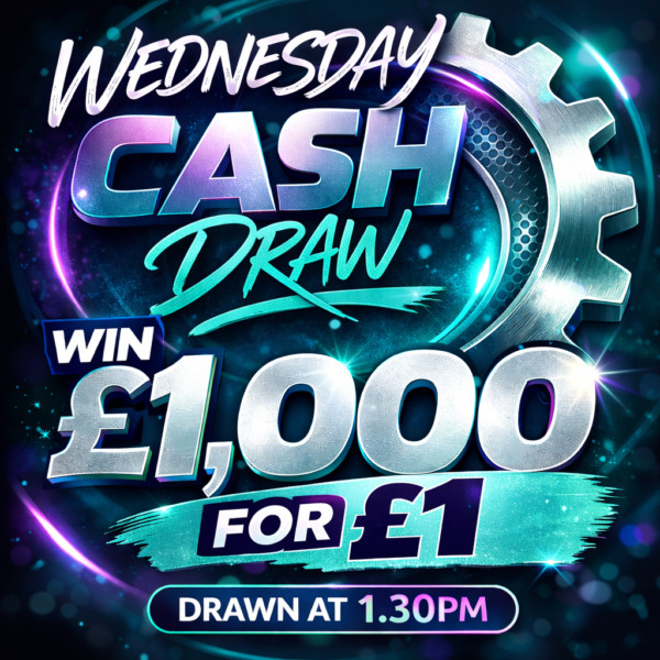 WEDNESDAY – £1,000 FOR £1