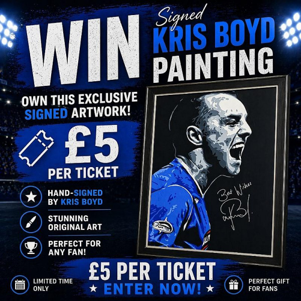 Kris Boyd Signed Painting!