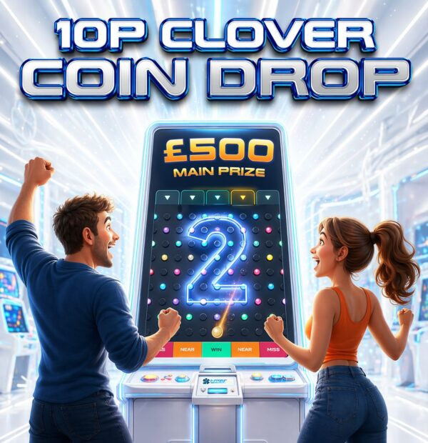 BRAND NEW: 10p Clover Coin Drop #2