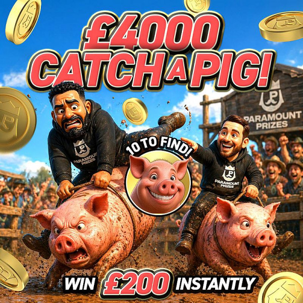 £2000 Cash + £2000 Instant Wins
