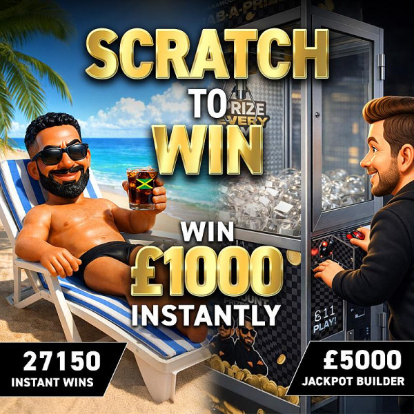 £5000 Jackpot Builder + 1 in 3 is a winner
