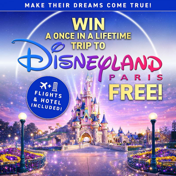 Free Disneyland Holiday, Flights/Hotel Included