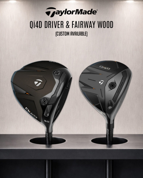 TaylorMade Qi4D Driver & Fairway Wood (Custom Available)