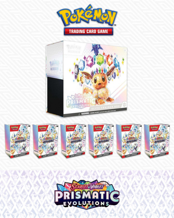 Pokémon TCG Scarlet & Violet Prismatic Evolutions Bundle