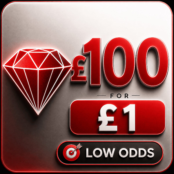 £100 for £1 LOW ODDS AUTODRAW