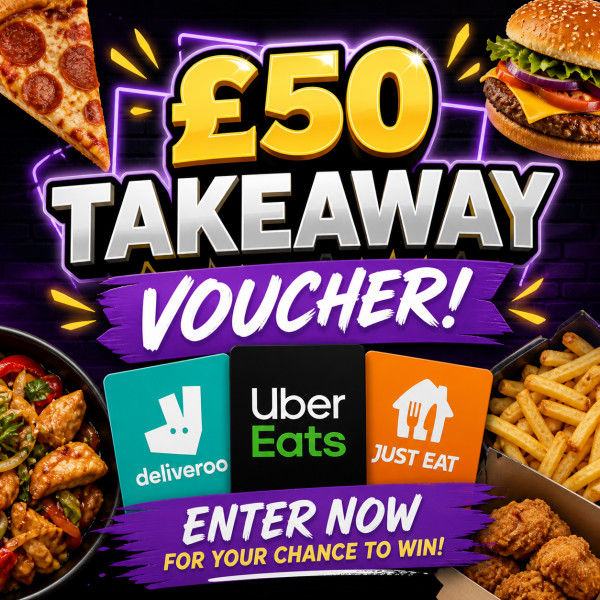 £50 Takeaway Voucher Of Your Choice
