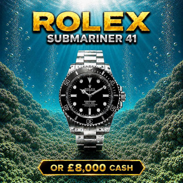 Rolex Submariner 41 "No-Date" or £8,000