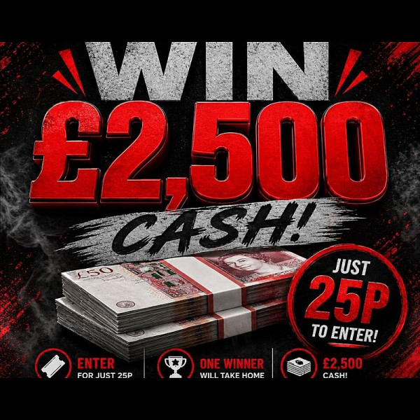 £2,500 Cash For Just 25p!