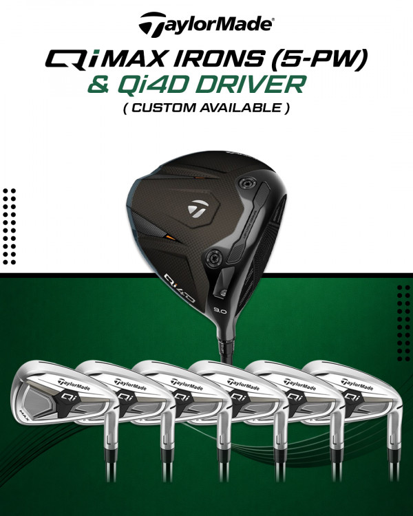 TaylorMade Qi Max Irons & Qi4D Driver (Custom Available)