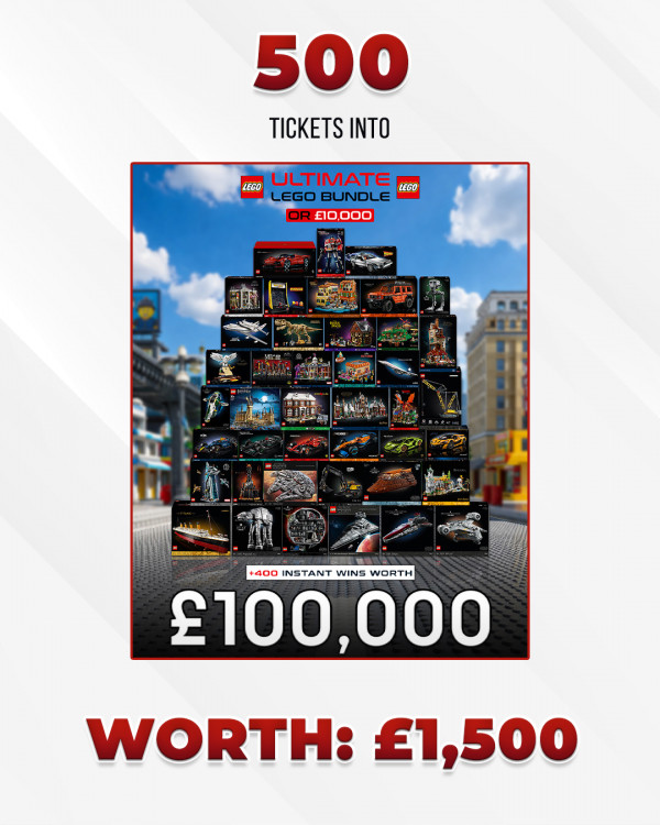 Win 500 Entries Into The Ultimate LEGO Bundle Competition