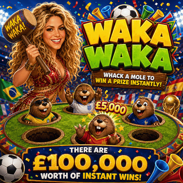 Waka Waka Mole - £100,000 Instant Wins