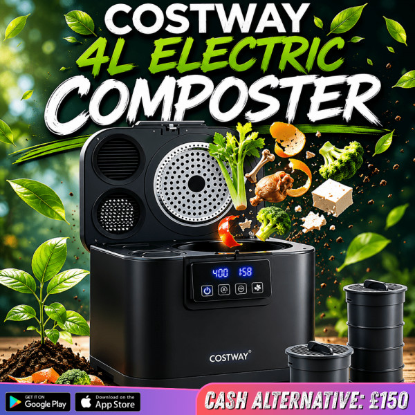 COSTWAY 4L ELECTRIC COMPOSTER
