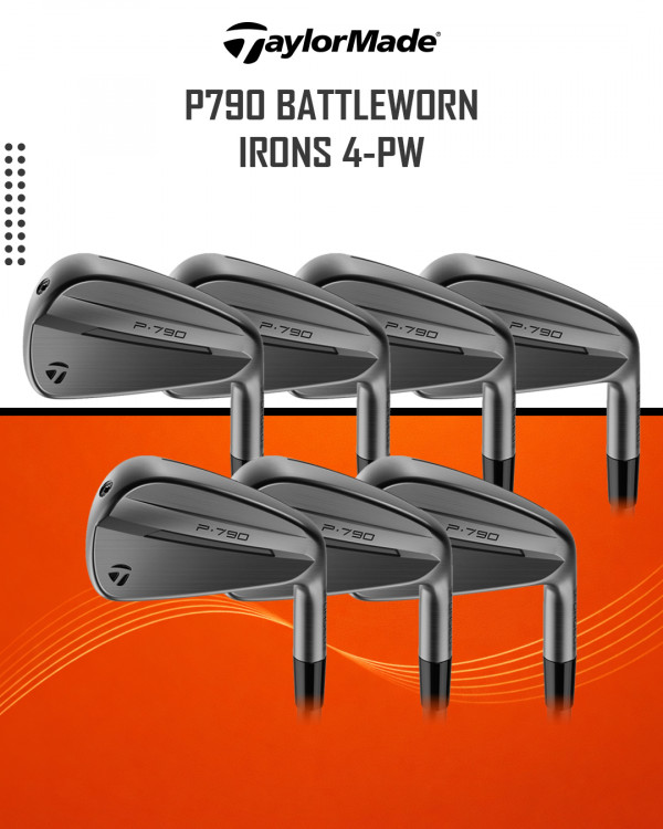 TaylorMade P790 Battleworn Irons 4-PW