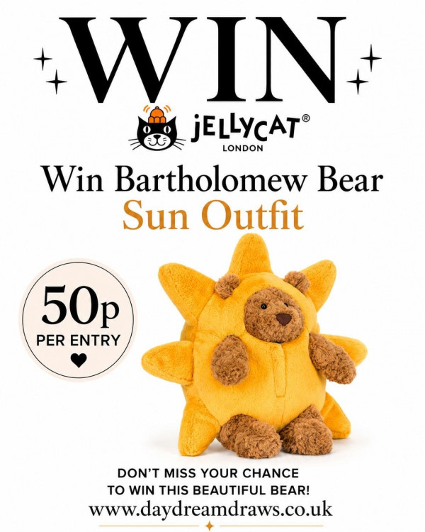 WIN JELLYCAT SUN OUTFIT BART