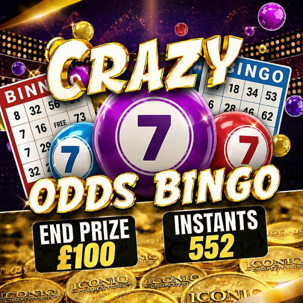 CRAZY ODDS BINGO - £2,000 of Prizes