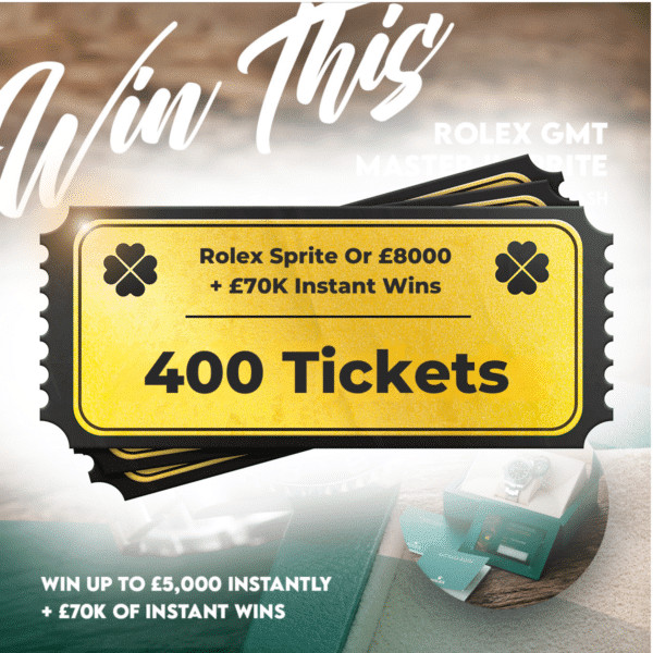 400 tickets into £80k Rolex Comp