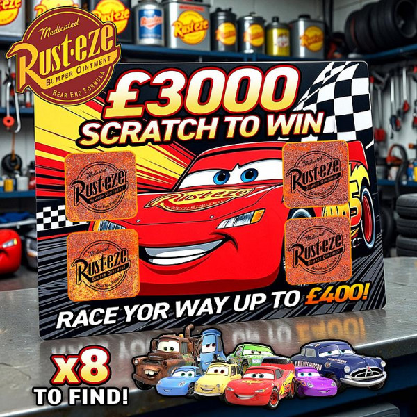 £3000 Rust-eze Scratch and Win