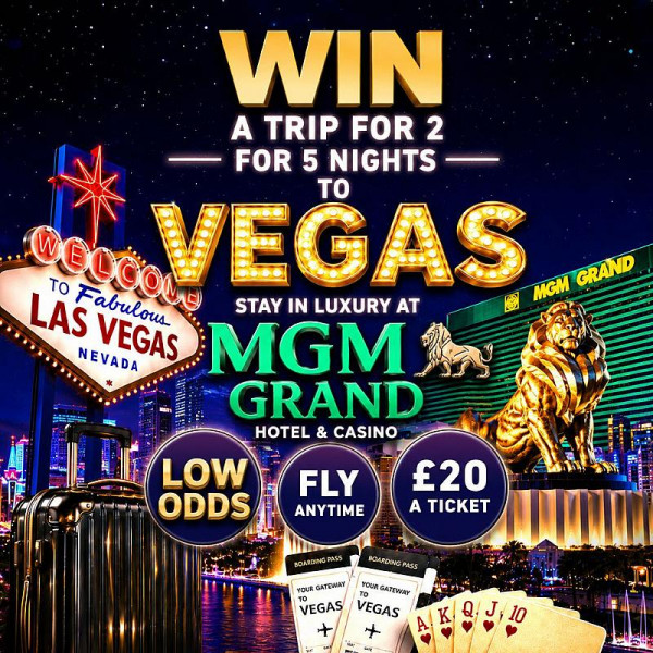 5 Nights Vegas for 2 🎰