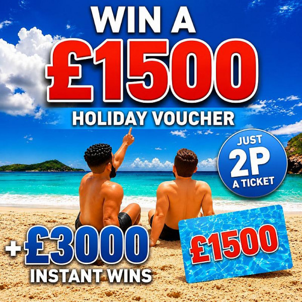 £1500 Holiday Gift Card + £3000 Instant Wins