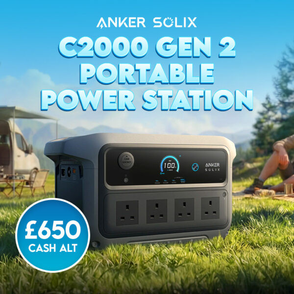 Anker Solix C2000 Gen 2 Portable Power Station Or £650 Cash