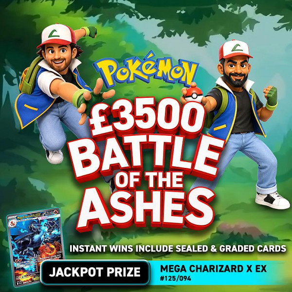 £3500 Pokemon - Battle of The Ashes - Mega Charizard X EX #125/094