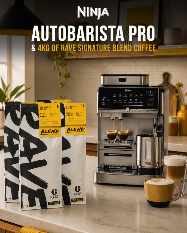 Ninja AutoBarista Pro &amp;amp; 4kg of Rave Signature Blend Coffee