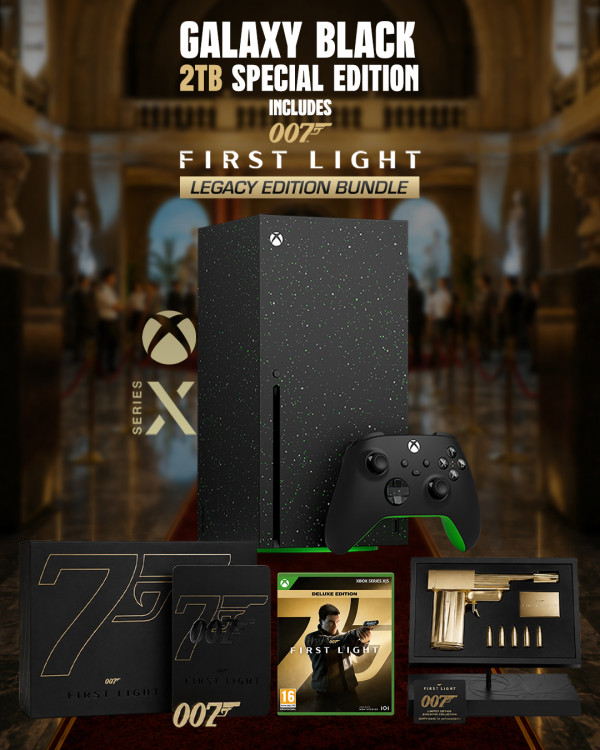 Xbox Series X Galaxy Black Edition &amp;amp; 007 First Light Legacy Edition