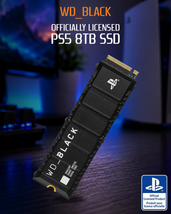 WD BLACK Officially Licensed PS5 8TB SSD
