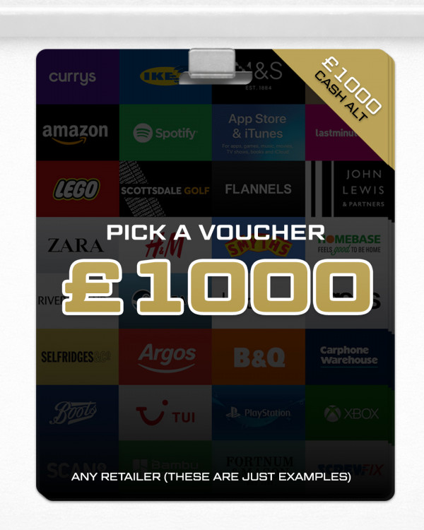 Paragon Pick A Voucher (£1,000)