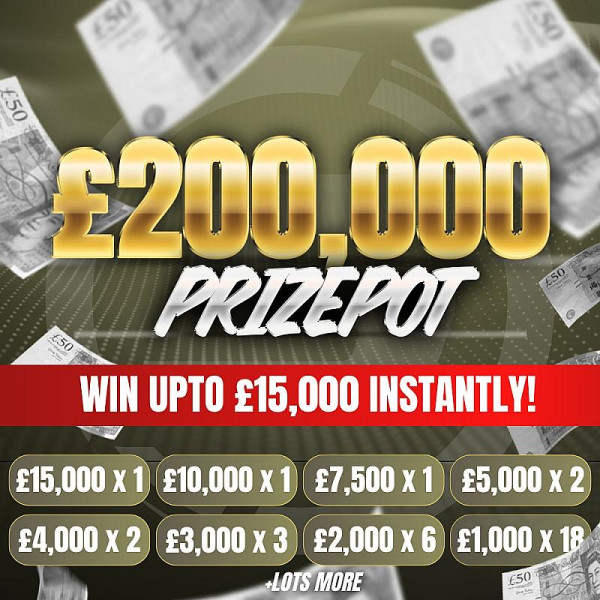 £200K PrizePot