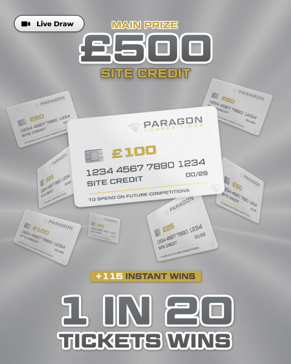 Site Credit Instant Win - 1 in 20 Tickets Wins
