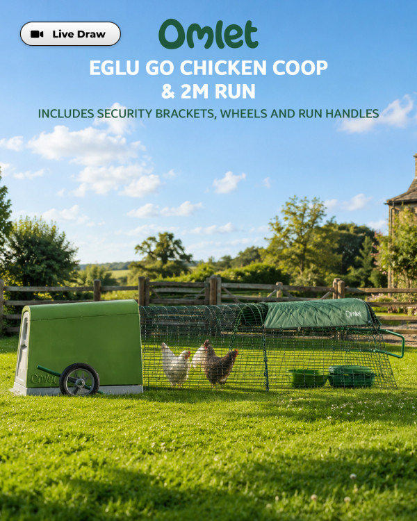 Omlet Eglu Go Chicken Coop &amp;amp; 2m Run
