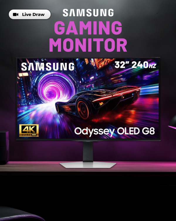 32” Samsung Odyssey OLED G8 4K Gaming Monitor