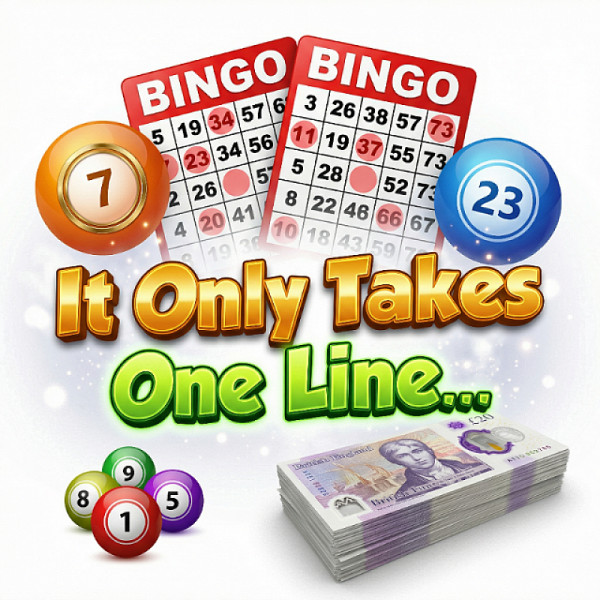 🟣BINGO! IT ONLY TAKES ONE LINE🟢