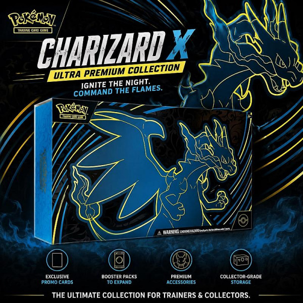 NEW Pokemon Charizard X Ultra Premium Collection with instants