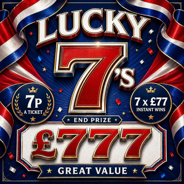 Lucky 7's With Tons of instants! Plus chance to DOUBLE END PRIZE!