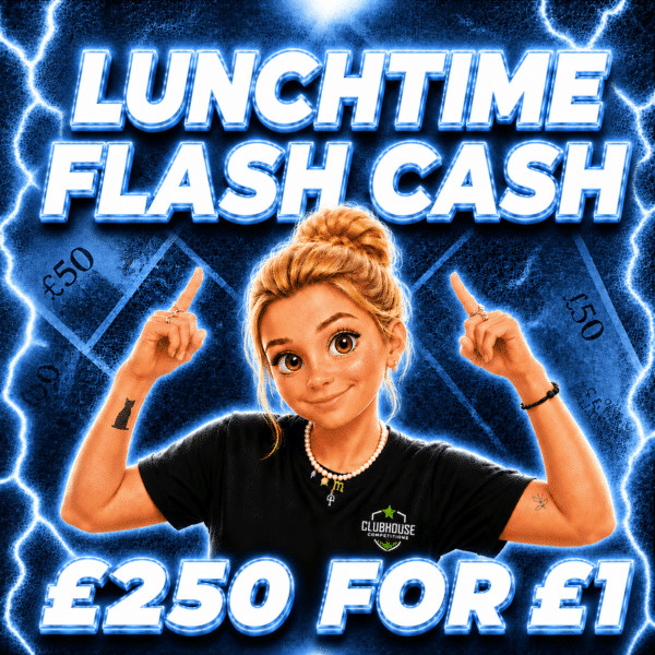 *AUTODRAW* Thursday 13th August – £250 Flash Cash