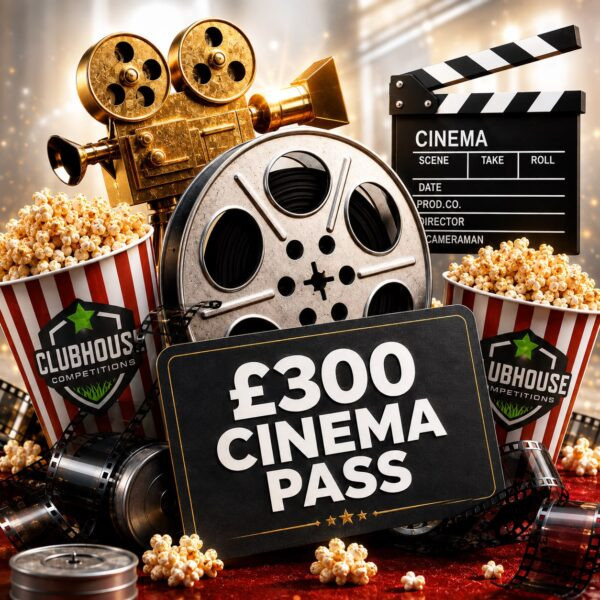 £300 Cinema Pass Or £275 Cash