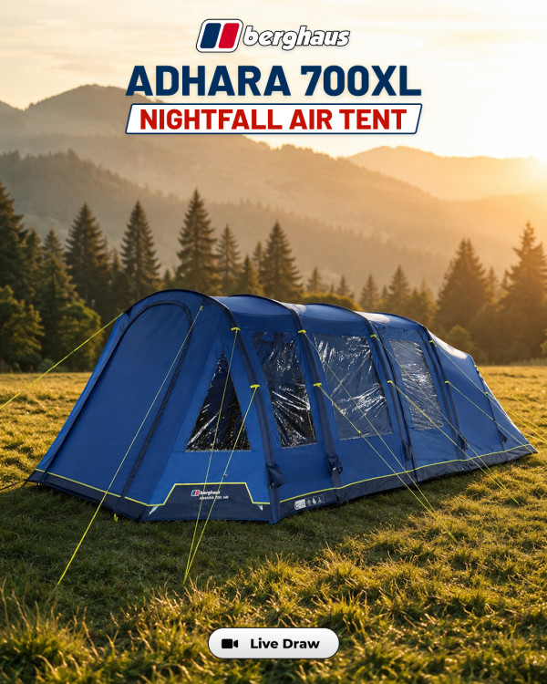 Berghaus Adhara 700XL Nightfall Air Tent