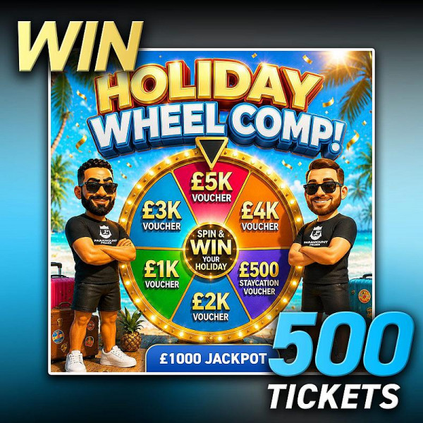 500 Tickets into Holiday Wheel Comp!