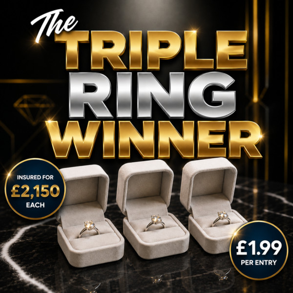The Triple Ring Winner – 3 x £2,150 Rings!