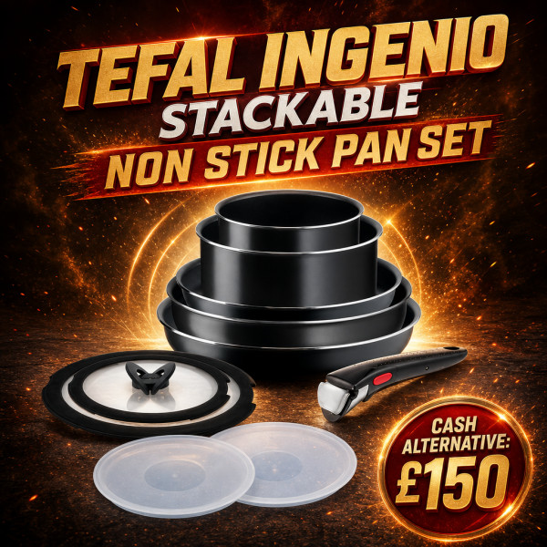 TEFAL INGENIO STACKABLE NON STICK PAN SET