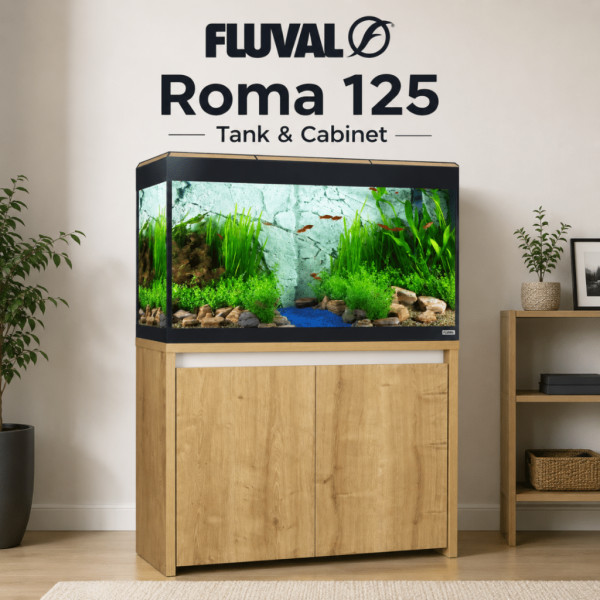 Fluval Roma 125 LED Bluetooth Tank & Cabinet