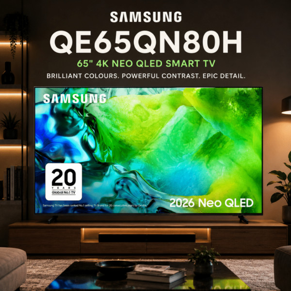 Samsung QE65QN80H 65″ 4K Neo QLED Smart TV