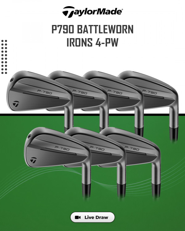 TaylorMade P790 Battleworn Golf Irons (4-PW)