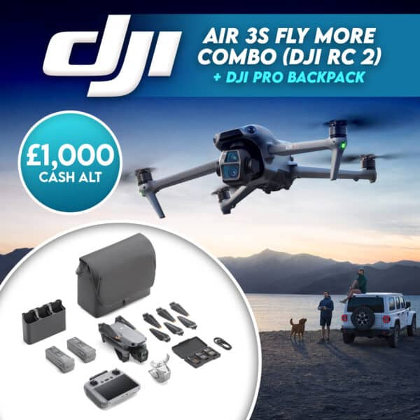DJI Air 3S Fly More Combo + RC2 Controller or £1,000 Cash